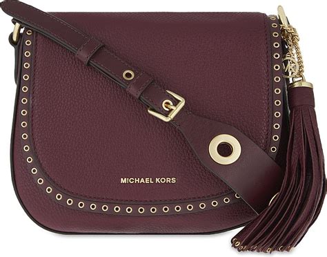 michael kors large brooklyn feed bag 2016|MICHAEL KORS Brooklyn Large Grommet Leather Feed Bag .